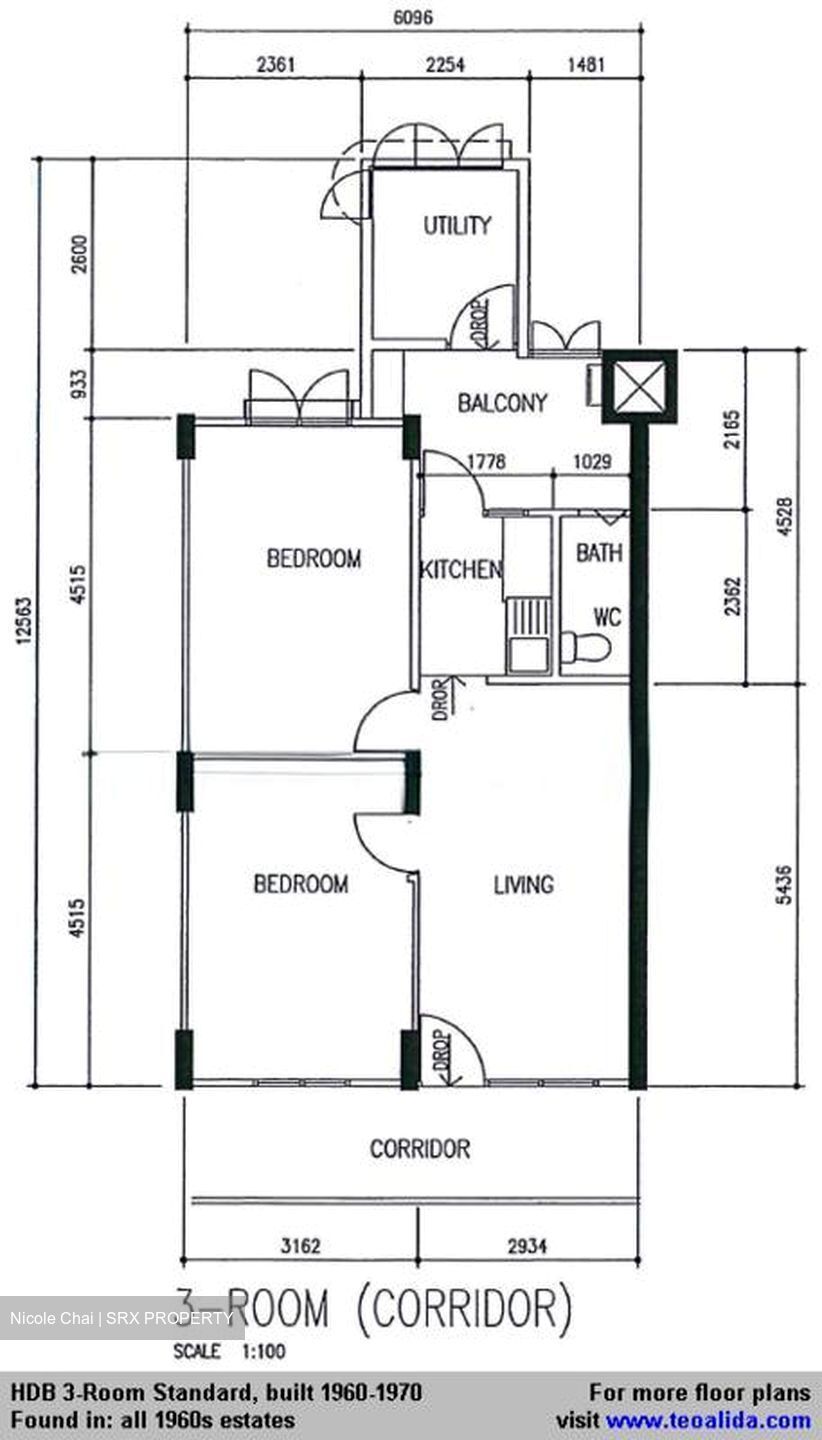 Blk 91 Commonwealth 16 (Queenstown), HDB 3 Rooms #579372651